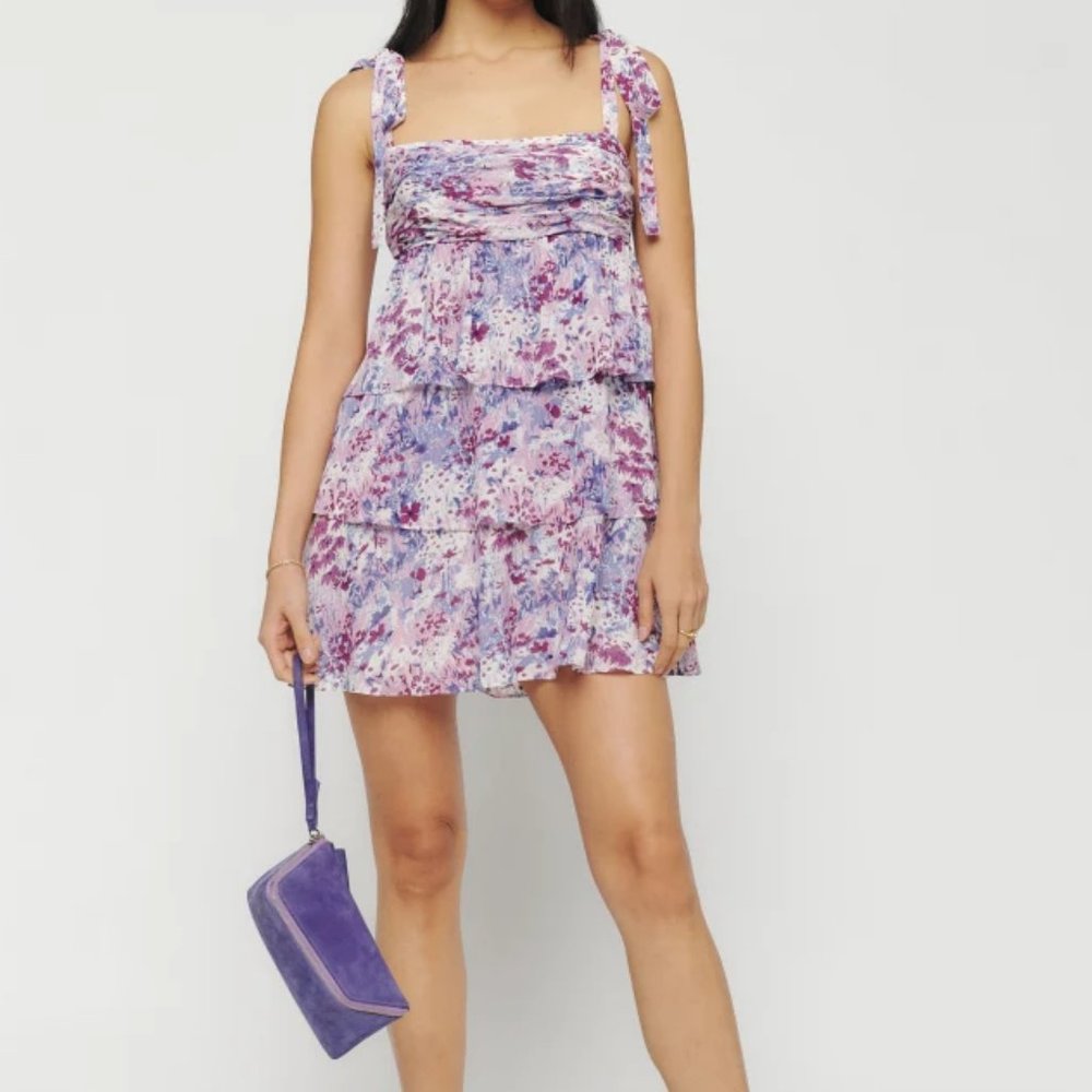 Reformation - Avni Dress (Color: Morning Dew, Size: Medium)